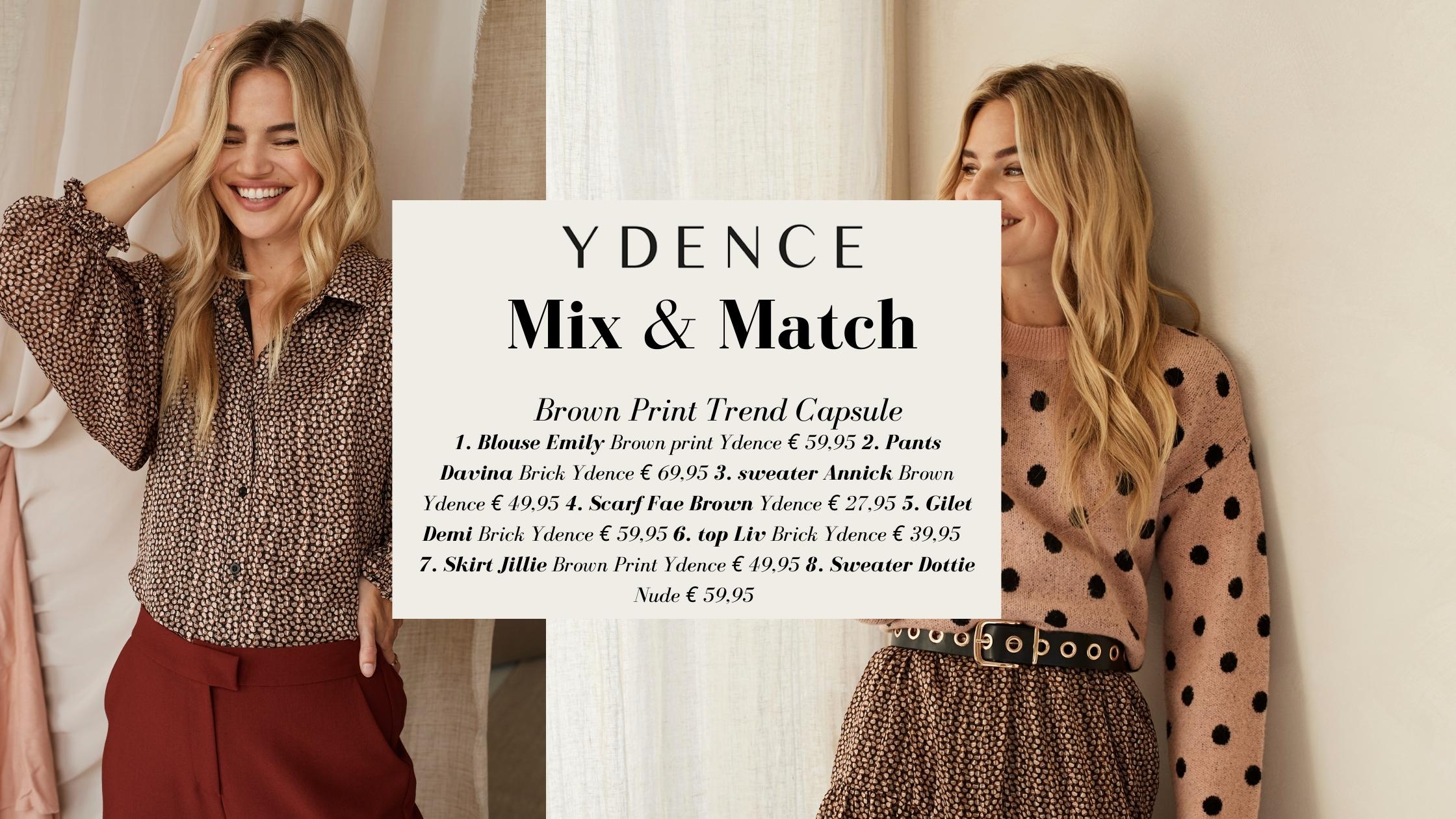 Mix & Match | Ydence High Winter Brown Print | Trend Capsule Wardrobe