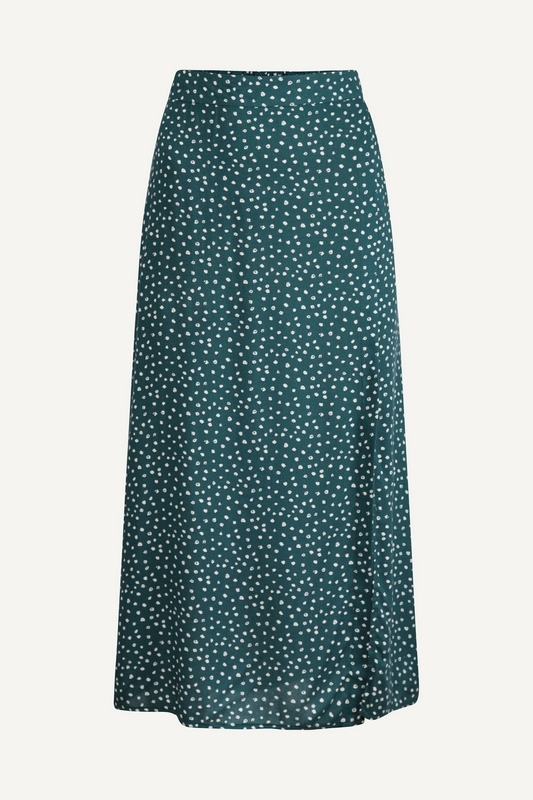 24Colours Skirt Dotted Green