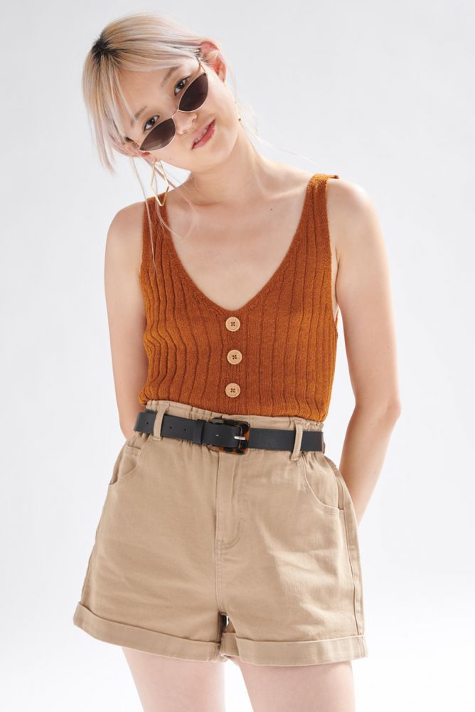 24COLOURS Top Rust knit