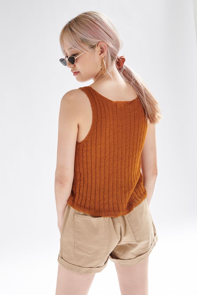 24COLOURS Top Rust knit