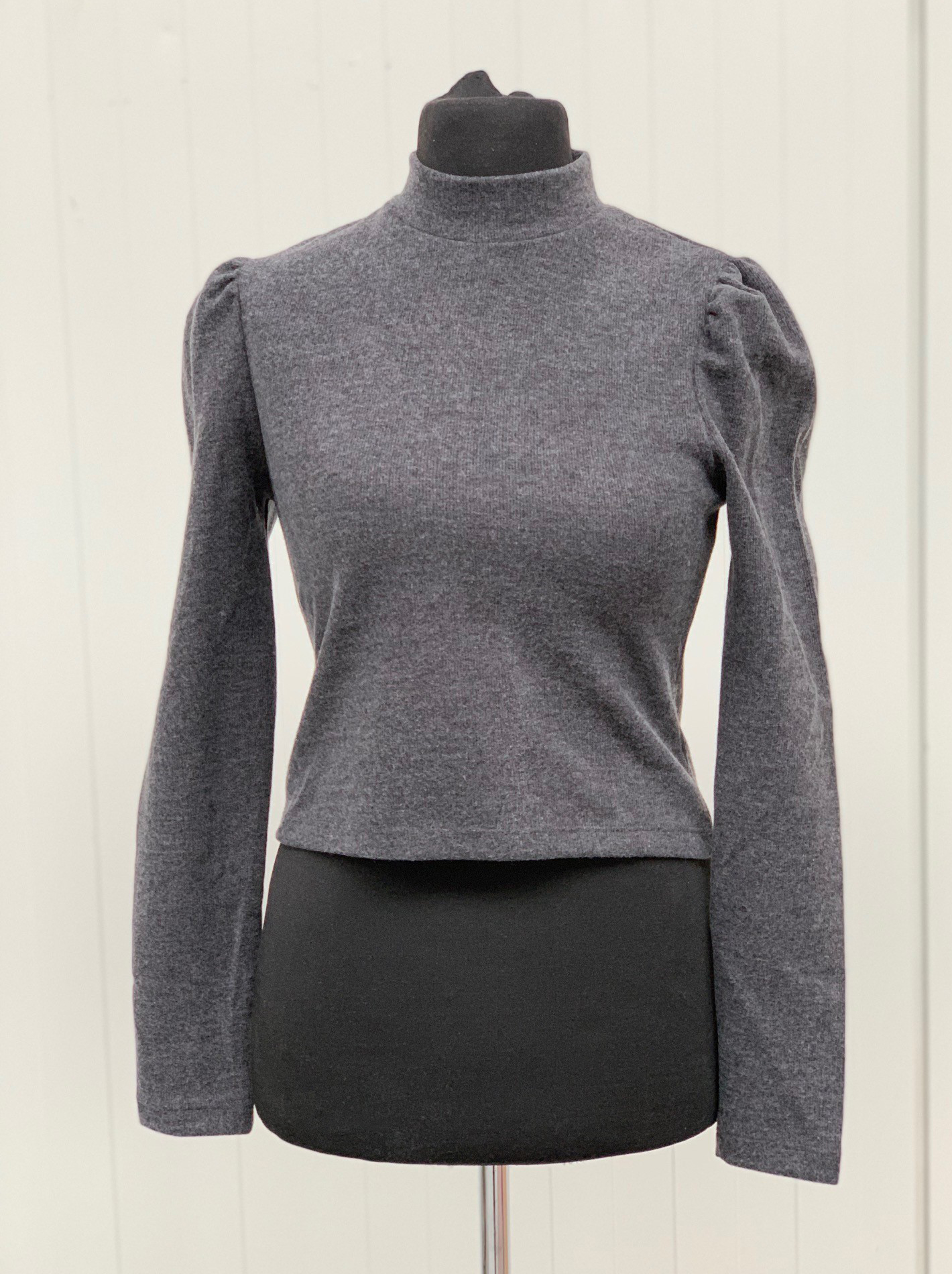 24Colours Knitted Sweater gray Puff