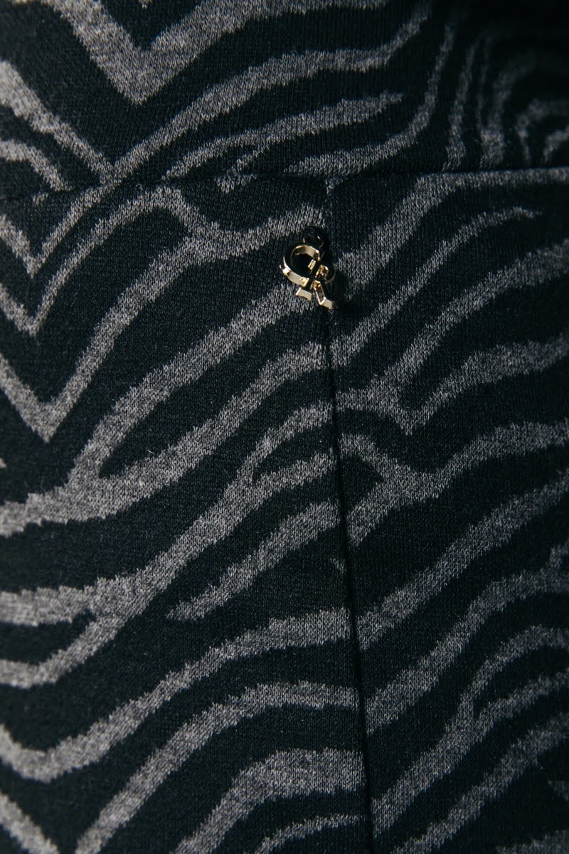 close up de de zebra print met licht en donkergroen