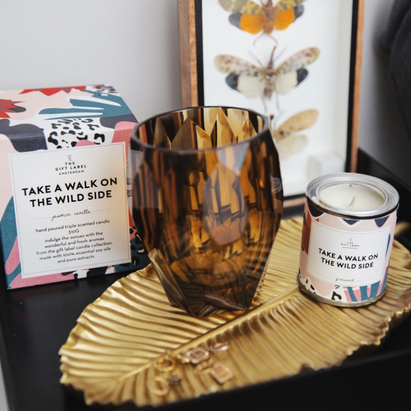 The Gift Label small tin candle - wild side