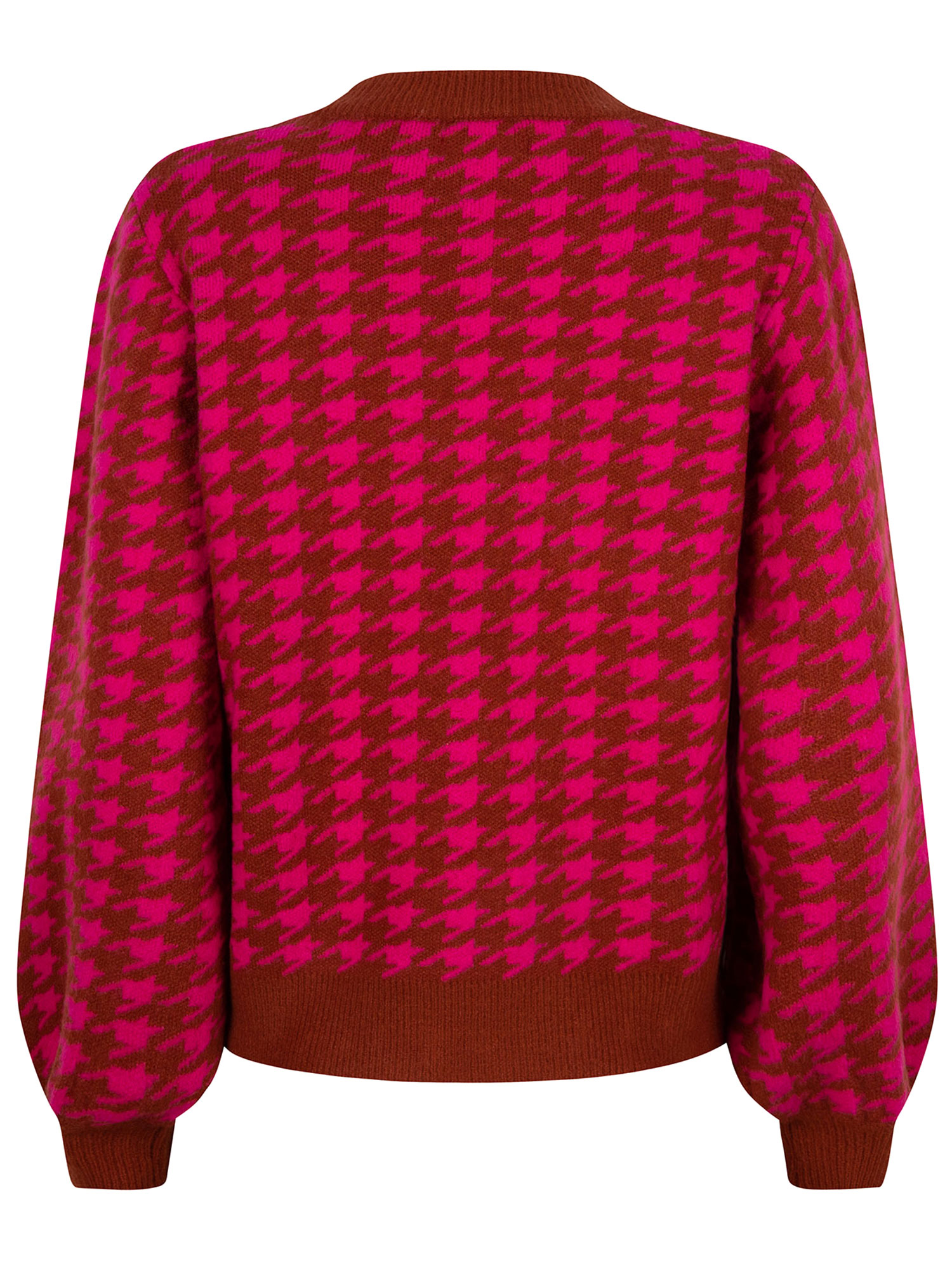 Ydence Knitted sweater Kimberly Fuchsia/rust