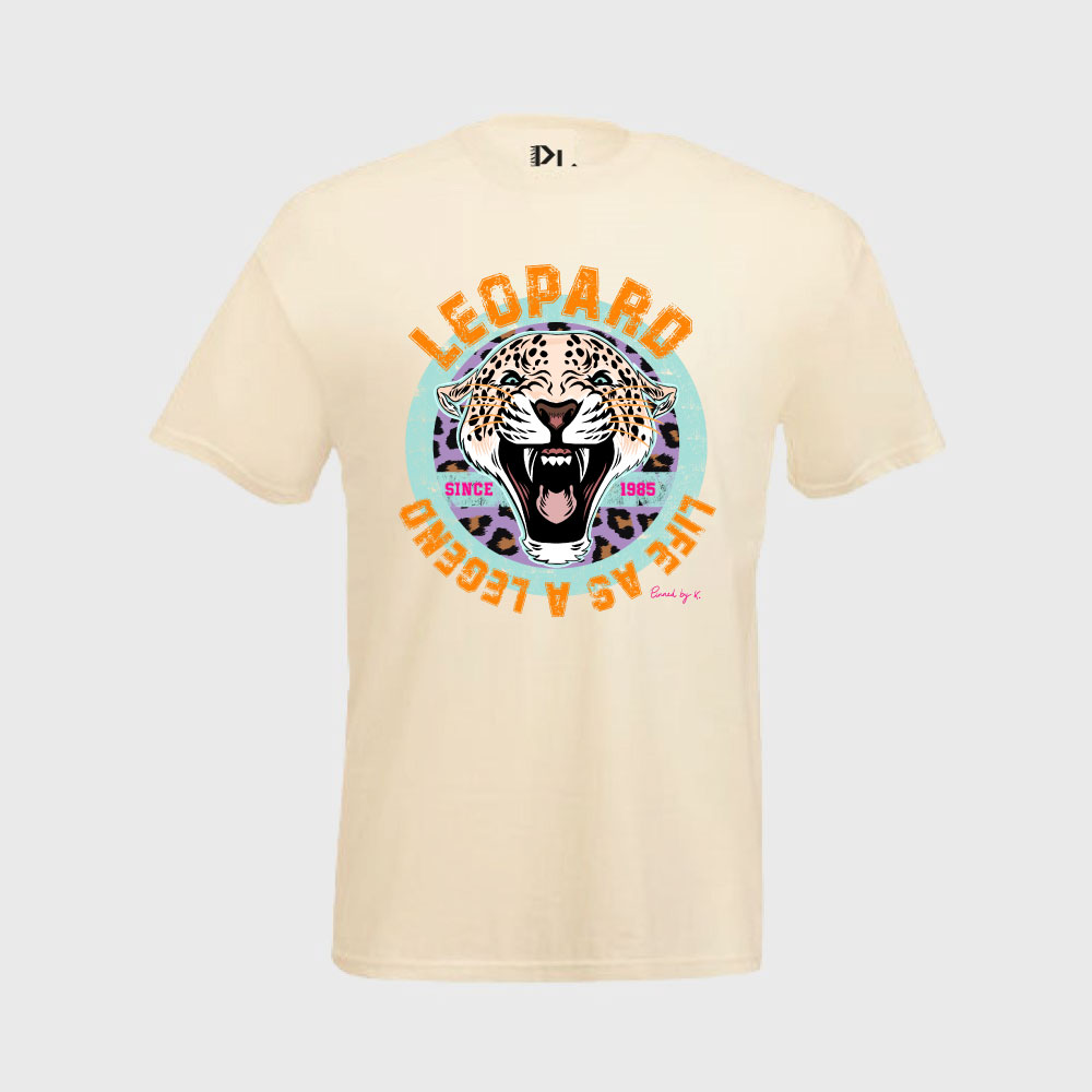 T-Shirt Leopard Legend Off-white Pinned By K