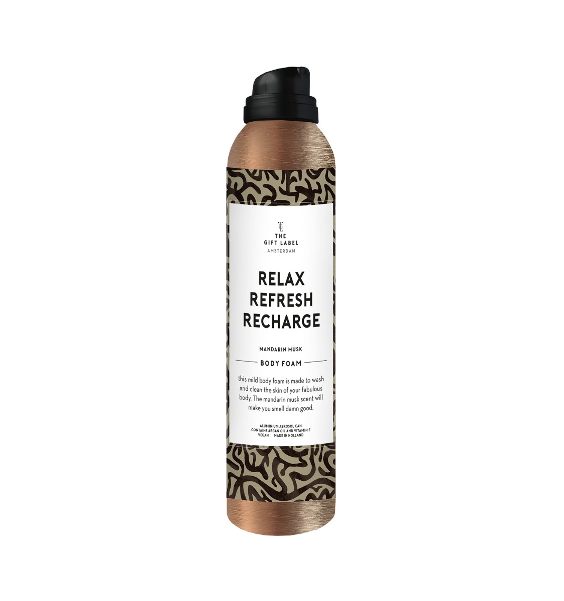 The Gift Label Body foam Relax refresh recharge