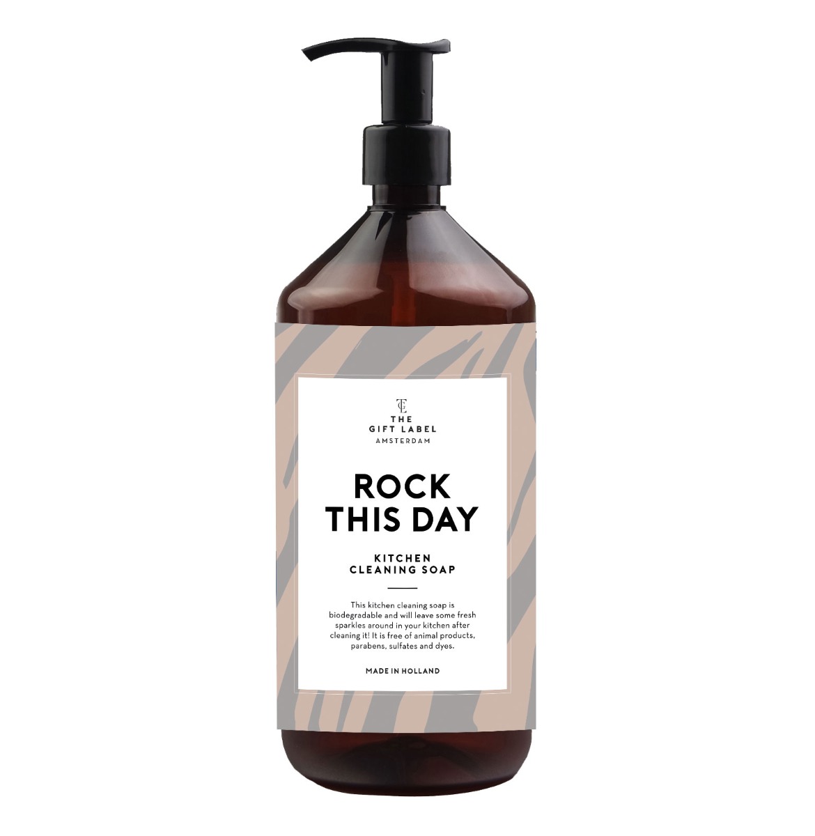 The Gift Label Kitchen cleaning soap Rock this day