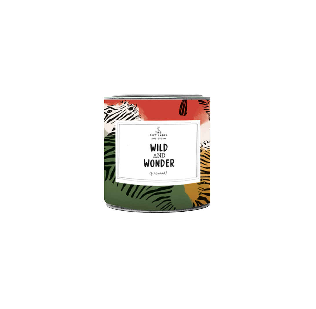 The Gift Label Small Candle Tin Wild And Wonder