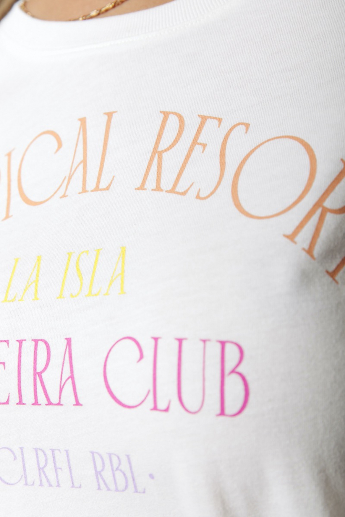 Resort Classic Tee Off white Colourful Rebel