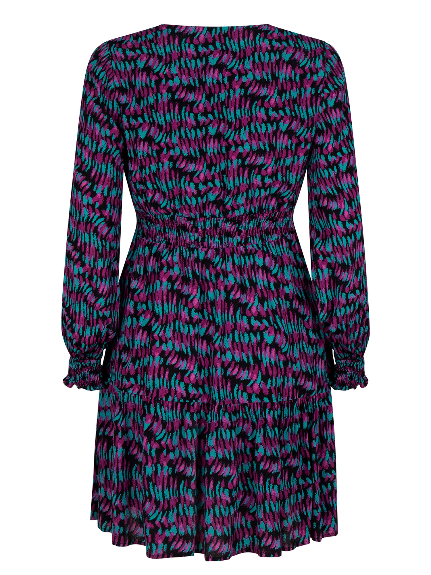 Ydence Dress Novali Turquoise/purple print