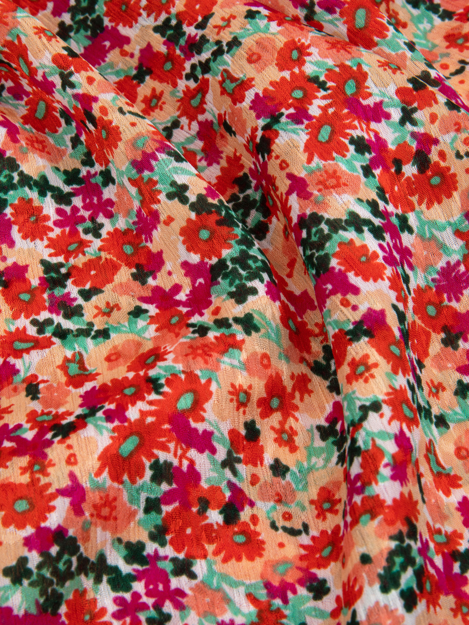 detail Ydence jurk Rory Peach flower