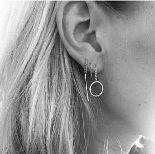 Circle Chain Earrings - Club Manhattan