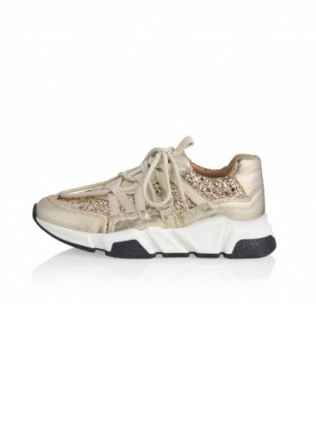DWRS Sneakers LOS ANGELES glitter Champagne